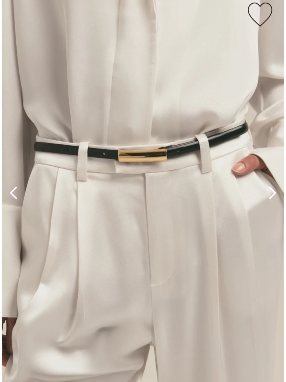 NWT Favorite Daughter The Lady Belt black gold
